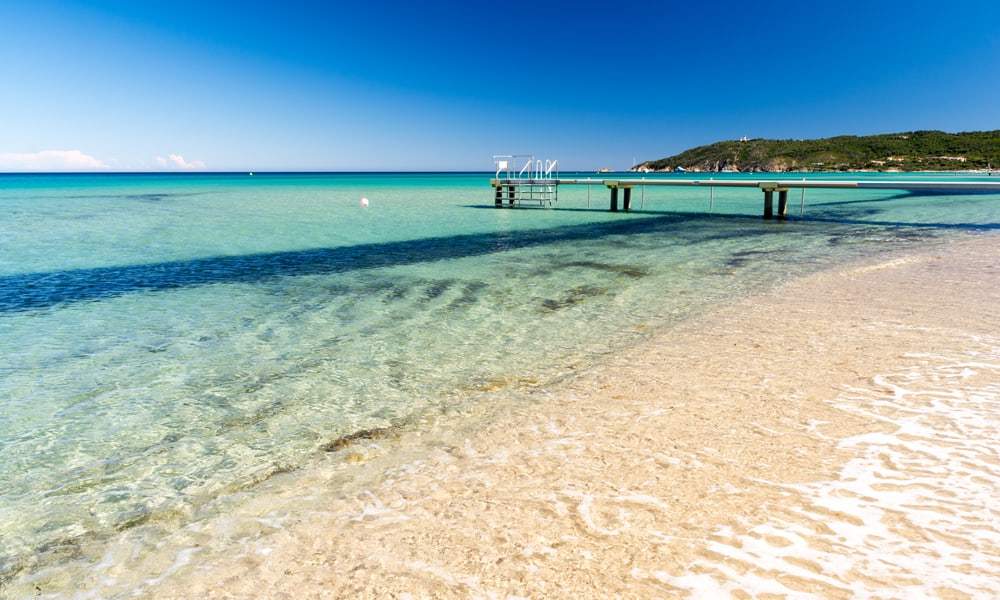 La plage de Pampelonne à Ramatuelle